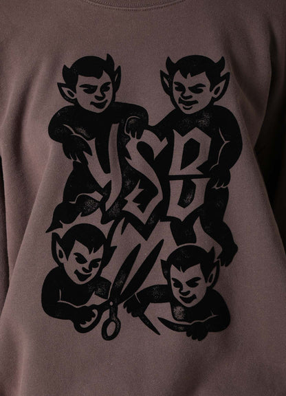 DEVIL PRINT SWEAT SHIRT