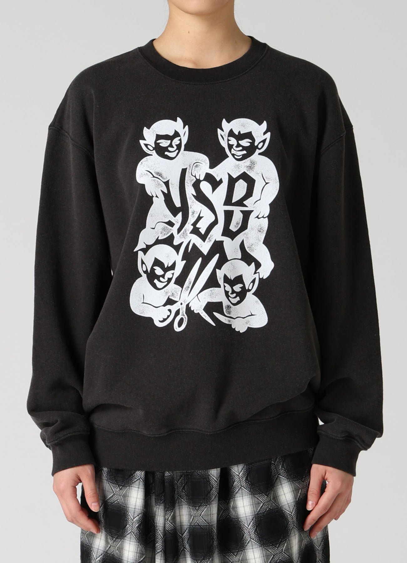 DEVIL PRINT SWEAT SHIRT