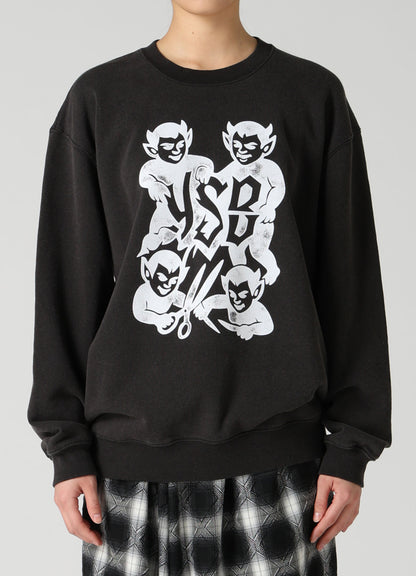 DEVIL PRINT SWEAT SHIRT