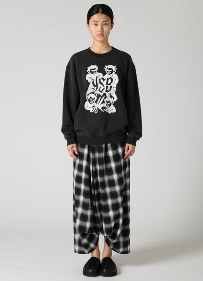 DEVIL PRINT SWEAT SHIRT