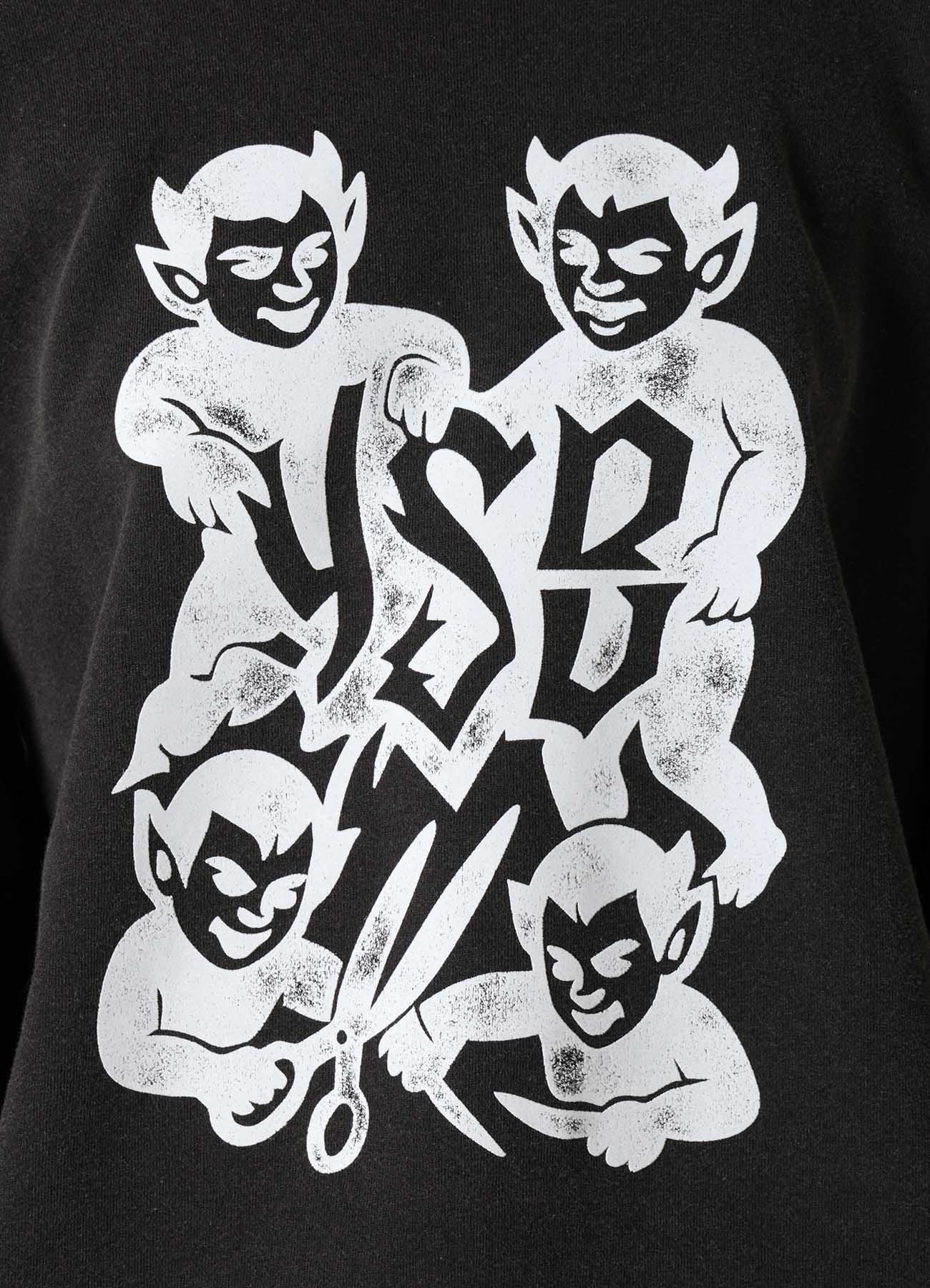 DEVIL PRINT SWEAT SHIRT
