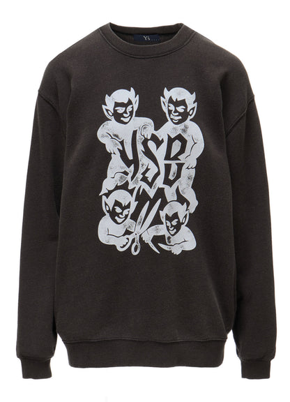 DEVIL PRINT SWEAT SHIRT