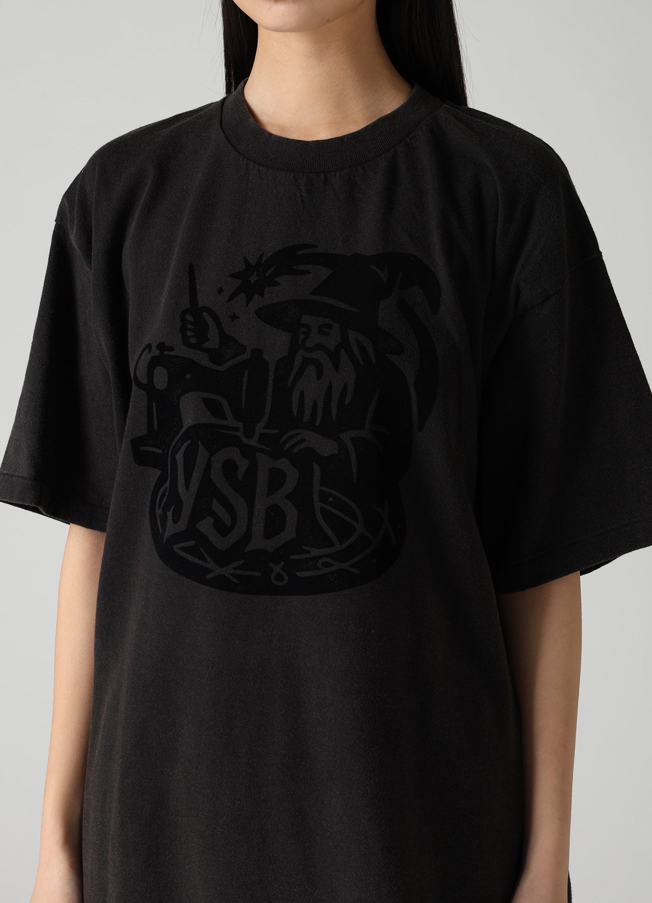 Y’s ワイズ Yohji Yamamoto 半袖 Tシャツ ブラック 黒 WIZARD PRINT T-SHIRT – THE SHOP YOHJI YAMAMOTO