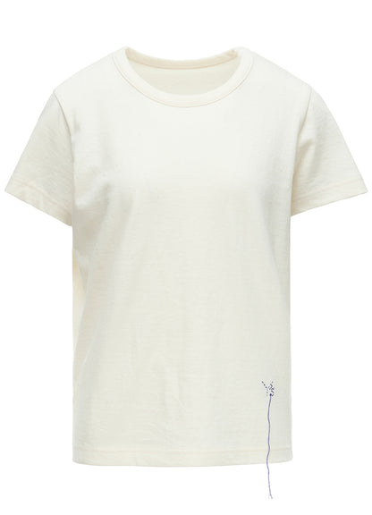 COTTON JERSEY Y'S STITCH T-SHIRT