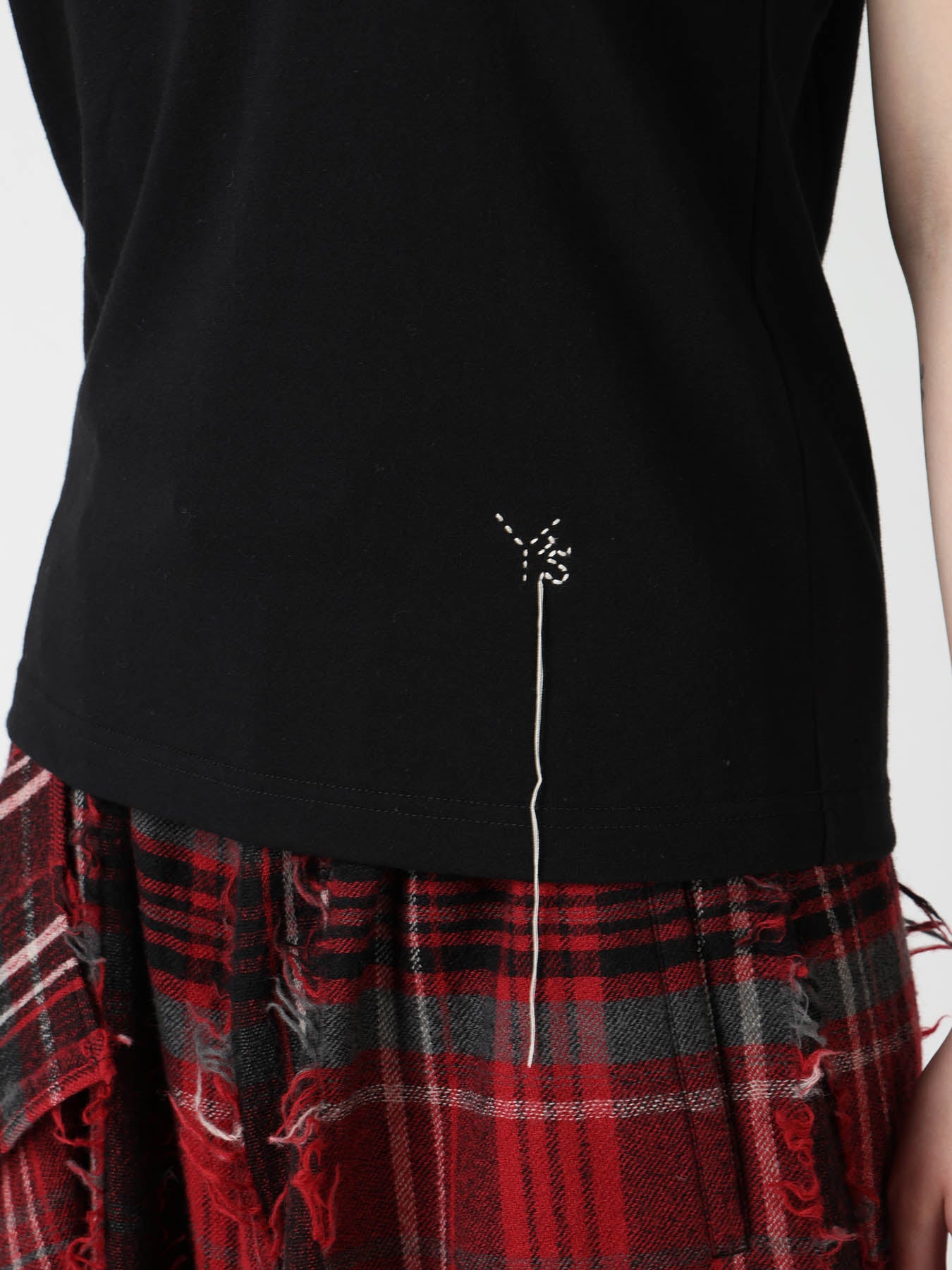 COTTON JERSEY Y'S STITCH T-SHIRT