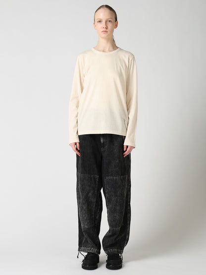 COTTON JERSEY Y'S STITCH LONG SLEEVE T-SHIRT