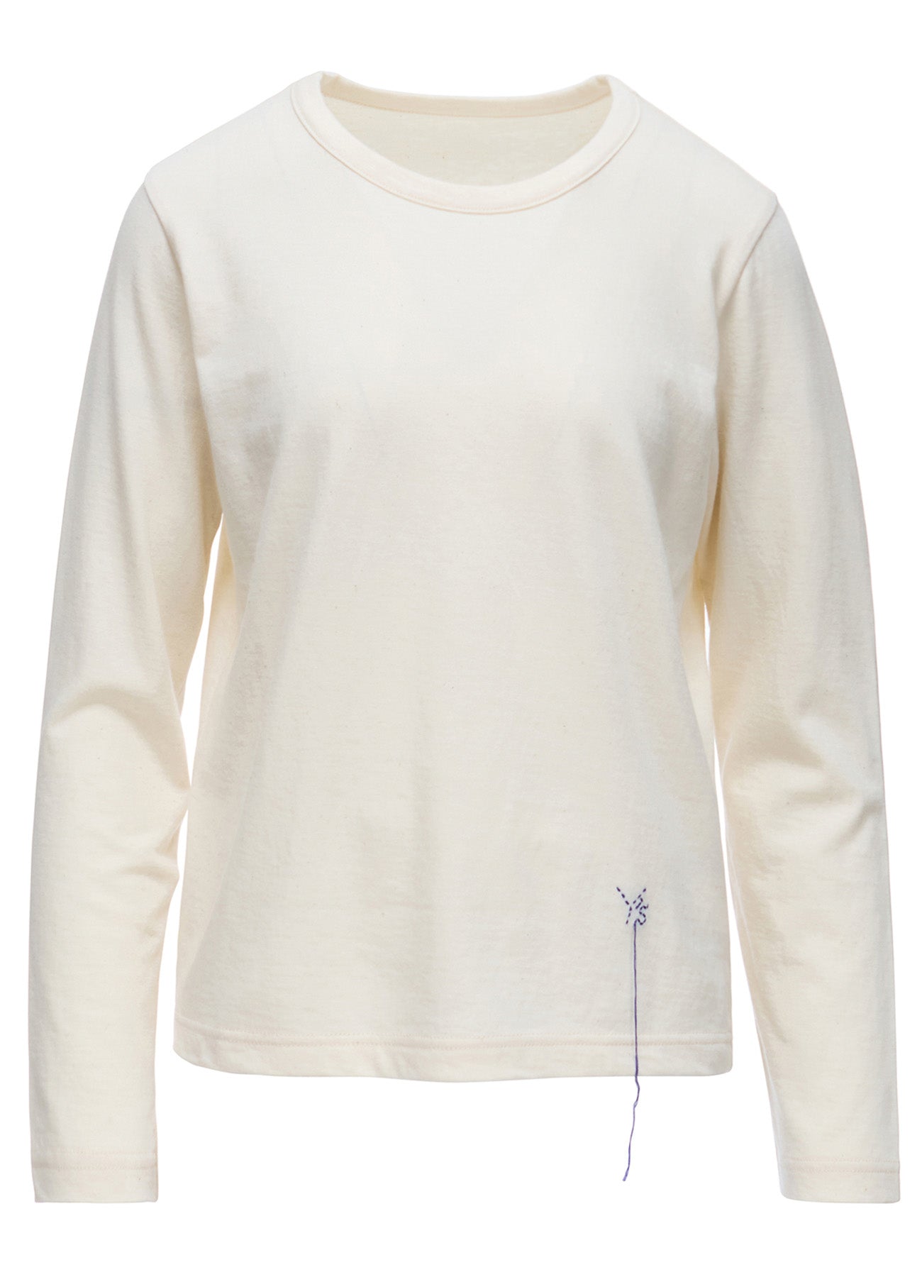 COTTON JERSEY Y'S STITCH LONG SLEEVE T-SHIRT – THE SHOP YOHJI YAMAMOTO