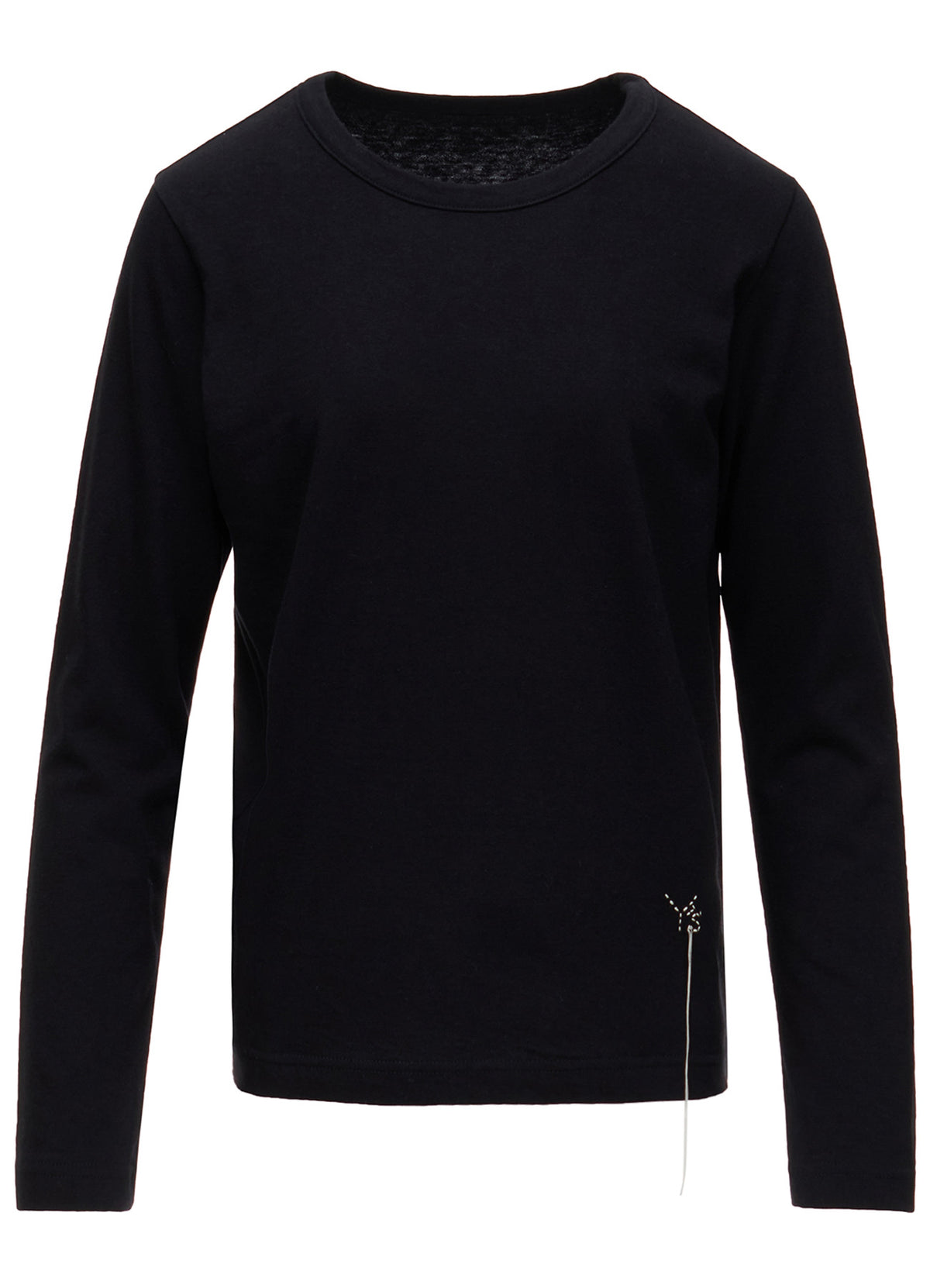 COTTON JERSEY Y'S STITCH LONG SLEEVE T-SHIRT
