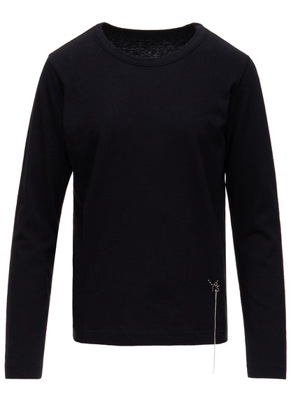 COTTON JERSEY Y'S STITCH LONG SLEEVE T-SHIRT