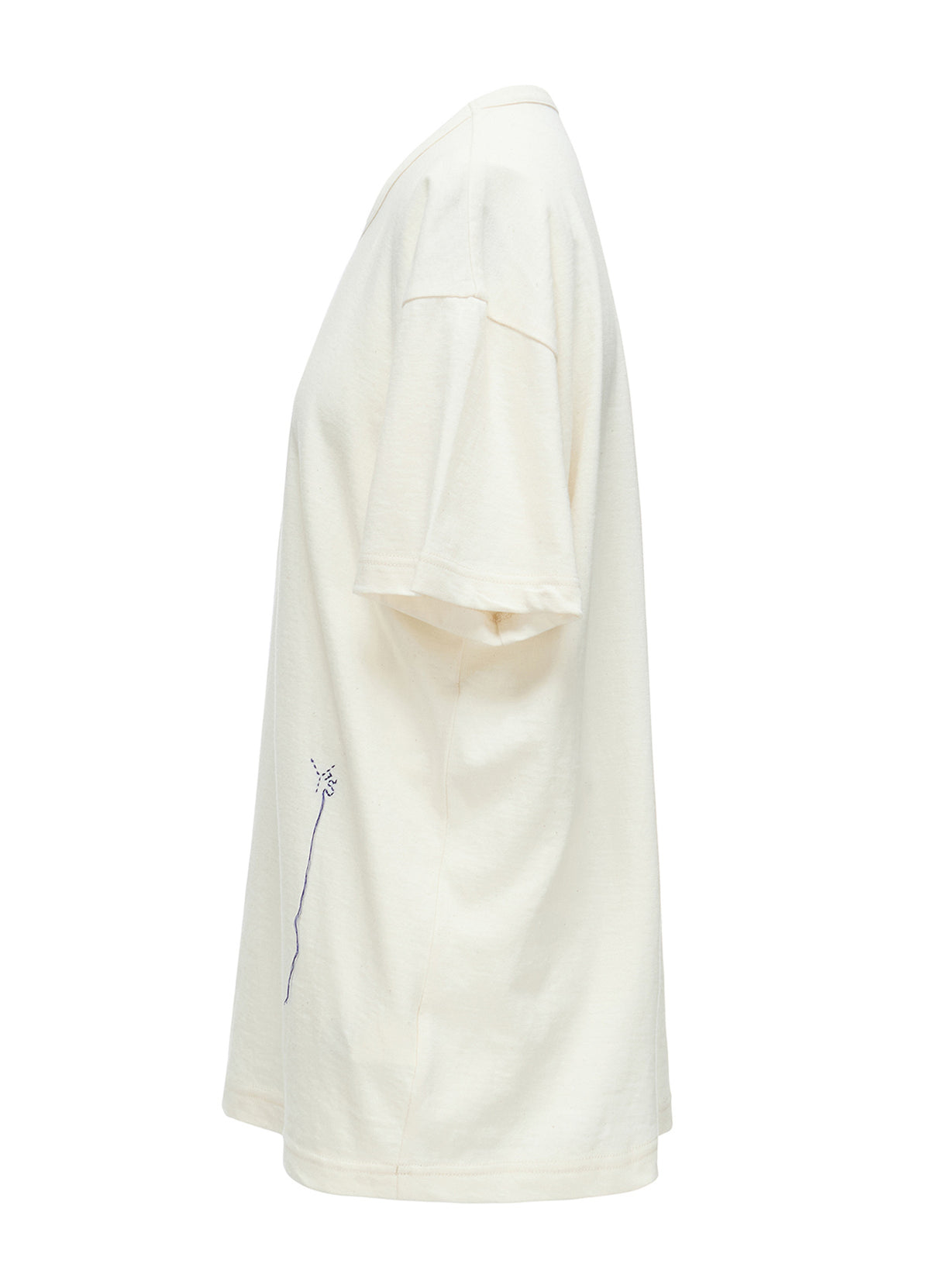 COTTON JERSEY Y'S STITCH BIG T-SHIRT