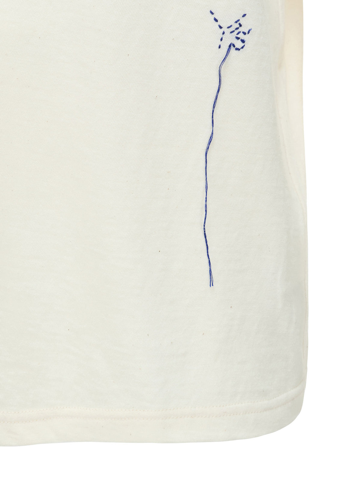 COTTON JERSEY Y'S STITCH BIG LONG SLEEVE T-SHIRT