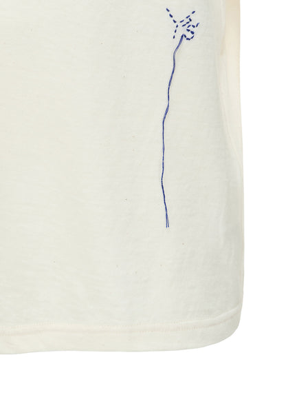 COTTON JERSEY Y'S STITCH BIG LONG SLEEVE T-SHIRT