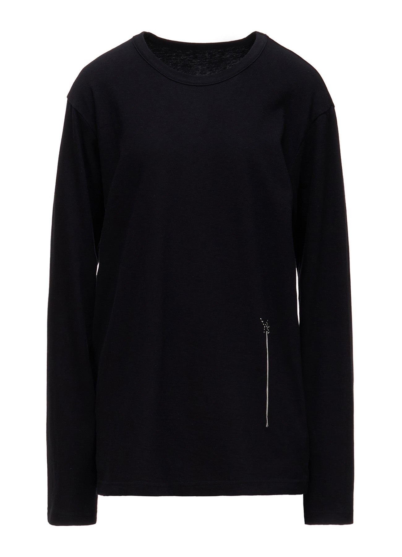 COTTON JERSEY Y'S STITCH BIG LONG SLEEVE T-SHIRT