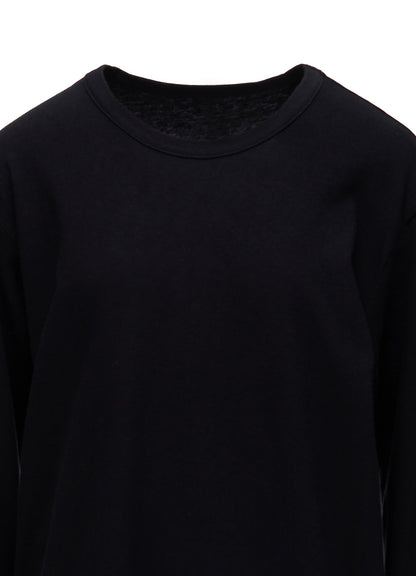 COTTON JERSEY Y'S STITCH BIG LONG SLEEVE T-SHIRT