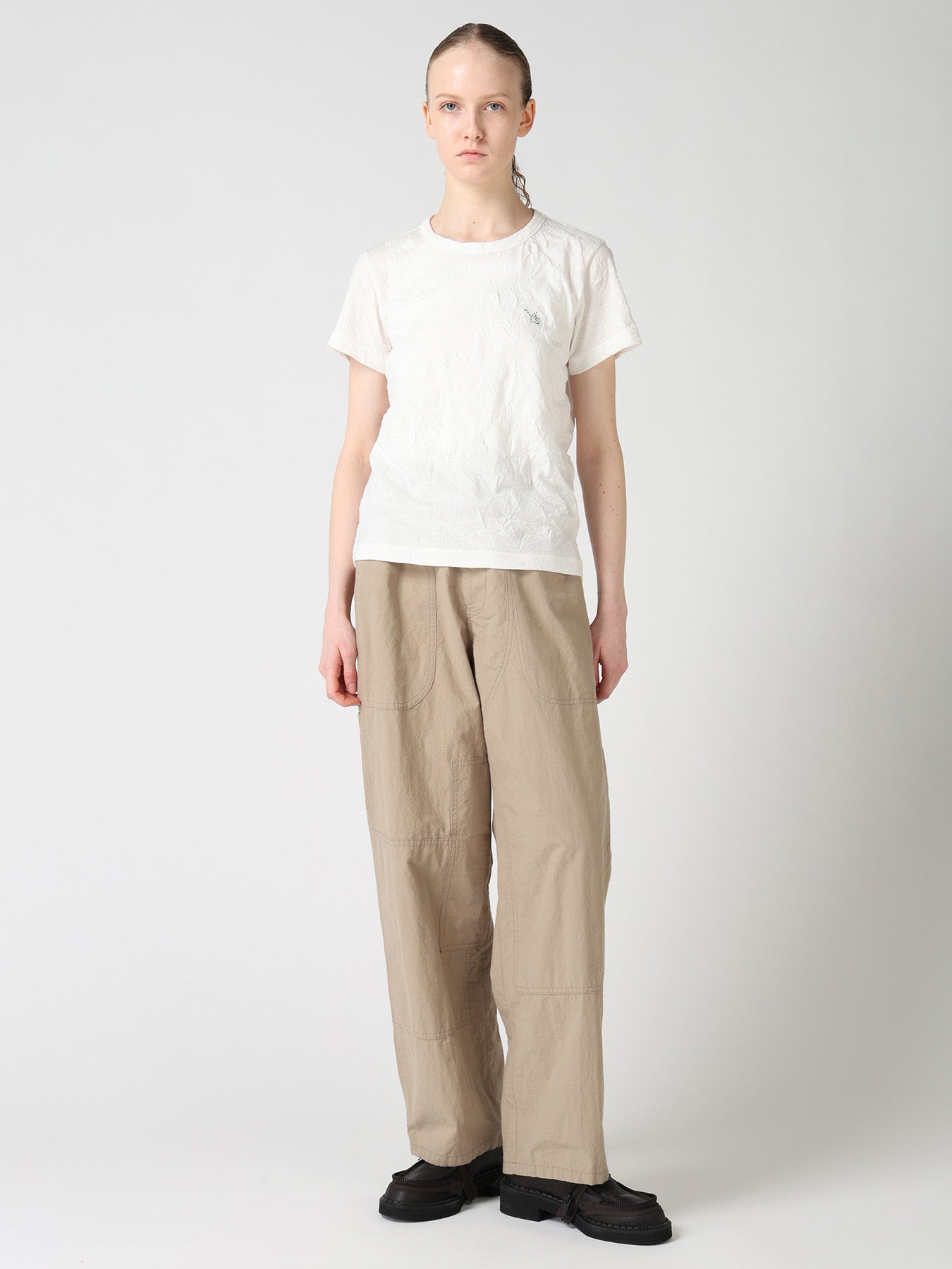COTTON JERSEY Y'S STITCH T-SHIRT