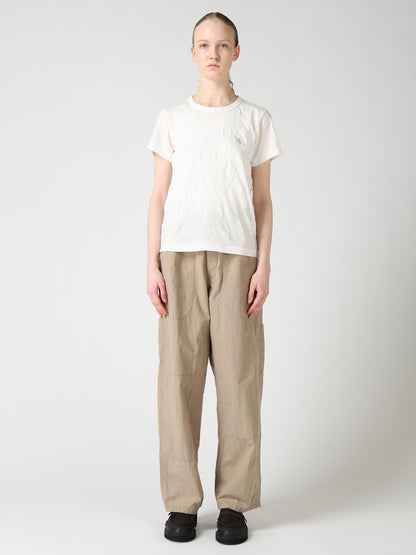 COTTON JERSEY Y'S STITCH T-SHIRT