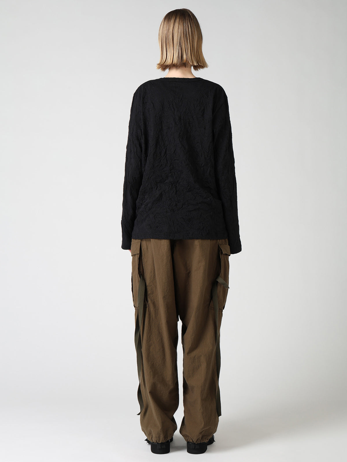 COTTON JERSEY Y'S STITCH LONG SLEEVE T-SHIRT
