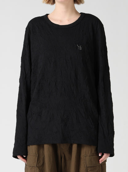 COTTON JERSEY Y'S STITCH LONG SLEEVE T-SHIRT