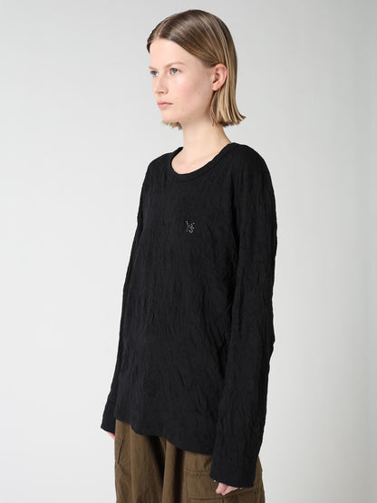 COTTON JERSEY Y'S STITCH LONG SLEEVE T-SHIRT