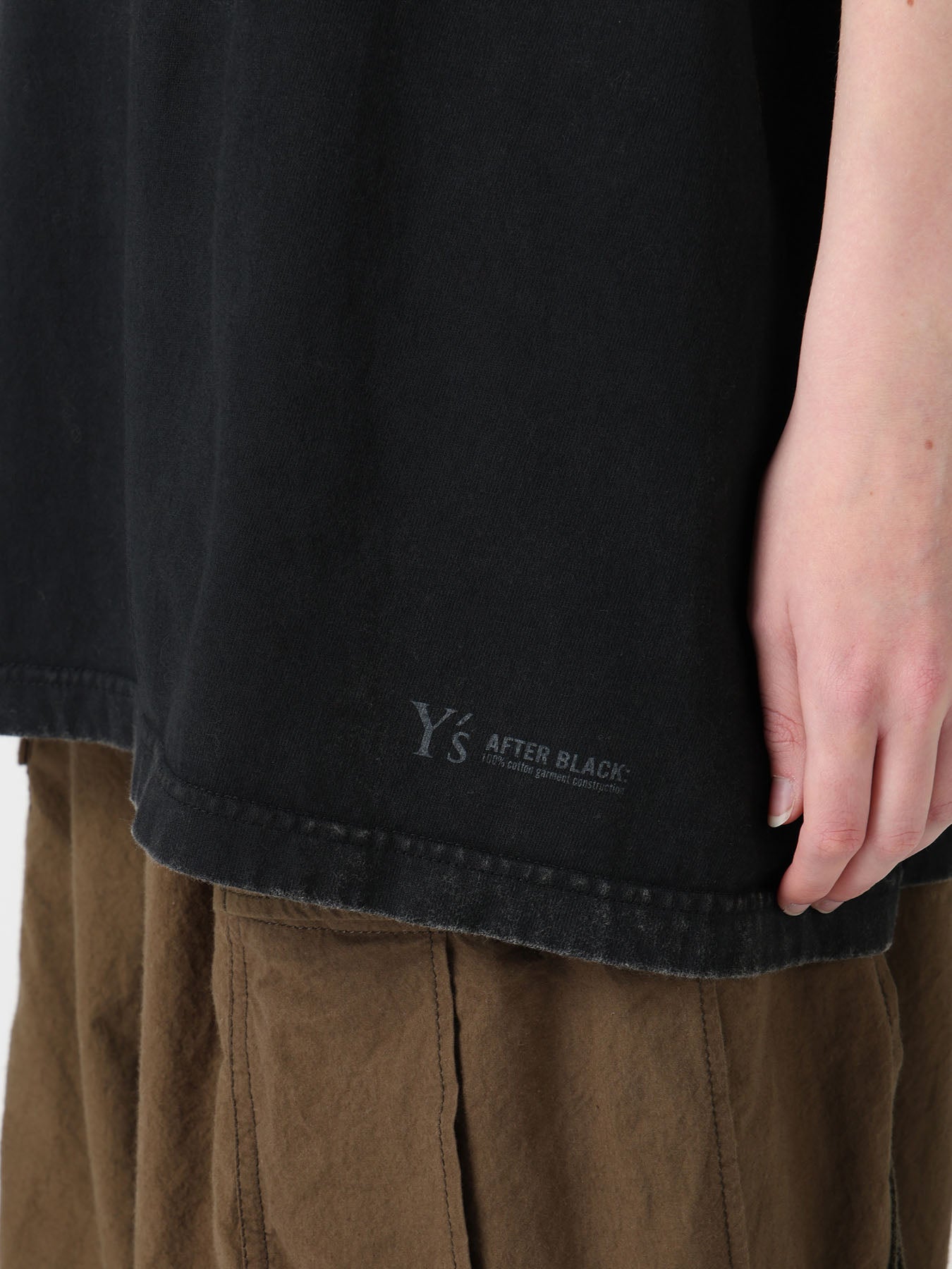 7.4OZ SULFUR DYED JERSEY T-SHIRT