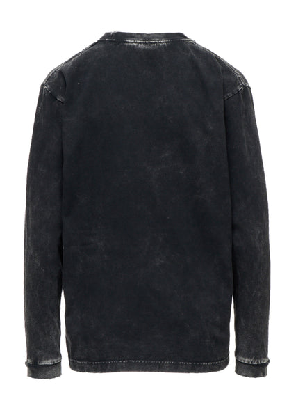 7.4OZ SULFUR DYED LONG SLEEVE JERSEY T-SHIRT