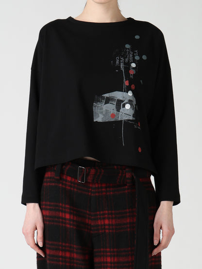 ATELIER PIGMENT PRINTED OVERSIZED T-SHIRT