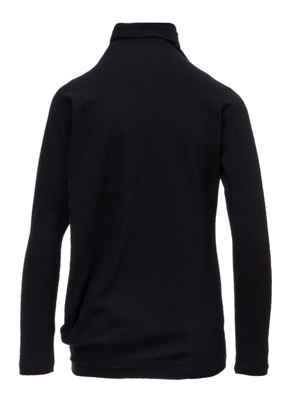 ATELIER PIGMENT PRINTED BOTTLE NECK T-SHIRT