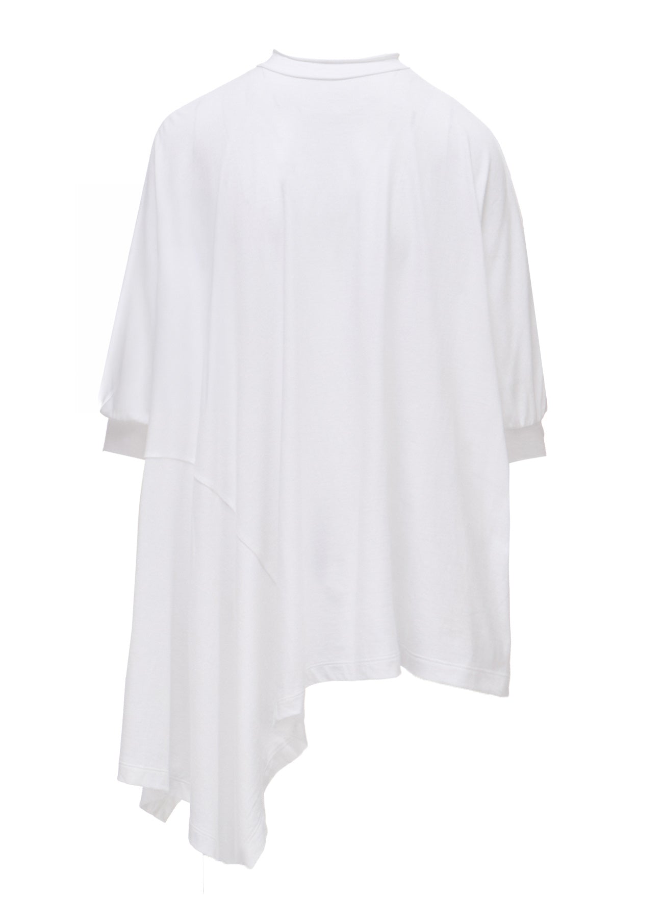ATELIER PIGMENT PRINTED ASYMMETRIC DOLMAN SLEEVE T-SHIRT