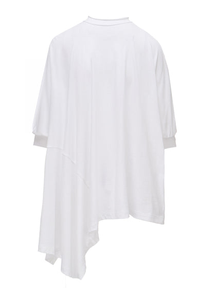 ATELIER PIGMENT PRINTED ASYMMETRIC DOLMAN SLEEVE T-SHIRT