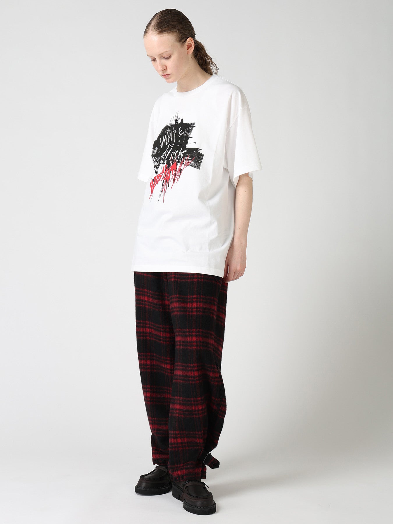 6.5OZ JERSEY MESSAGE PRINT T-SHIRT A