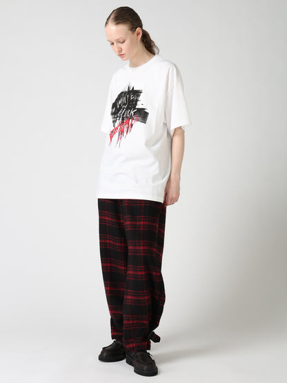 6.5OZ JERSEY MESSAGE PRINT T-SHIRT A
