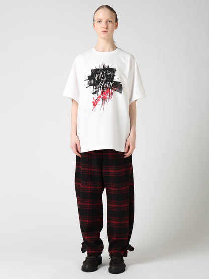 6.5OZ JERSEY MESSAGE PRINT T-SHIRT A