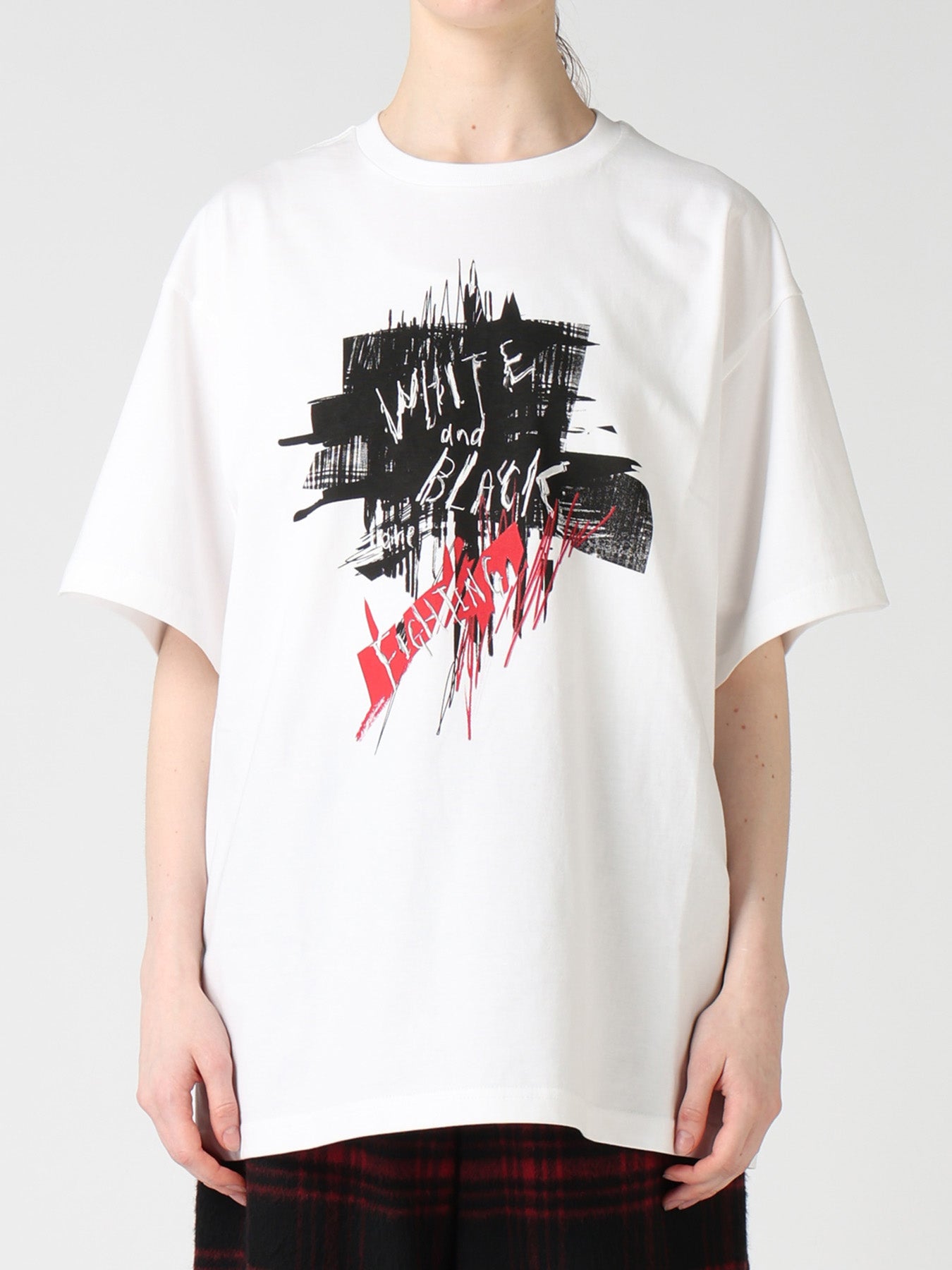 6.5OZ JERSEY MESSAGE PRINT T-SHIRT A