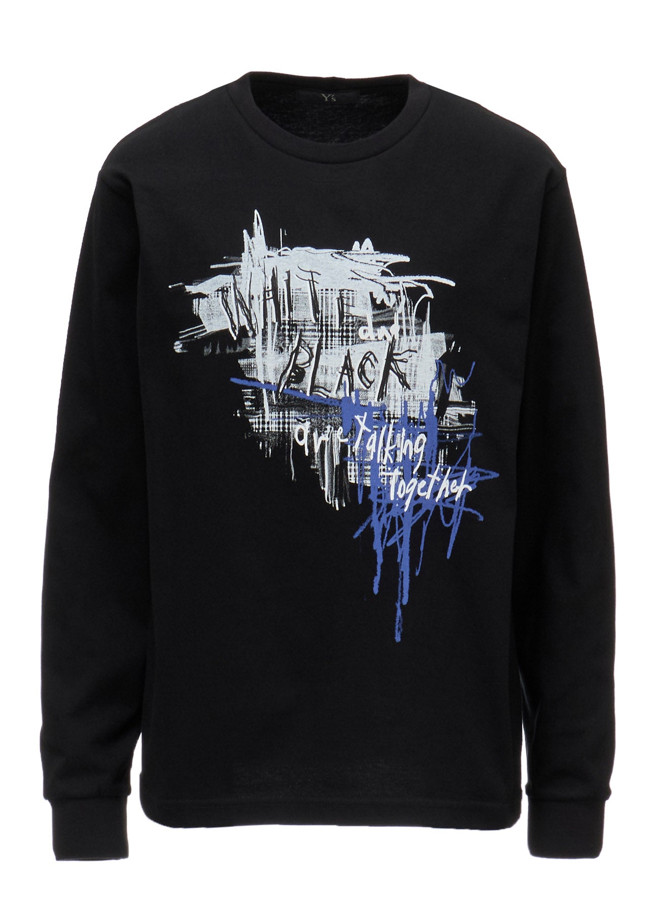 6.5OZ JERSEY MESSAGE PRINT LONG SLEEVE T-SHIRT A