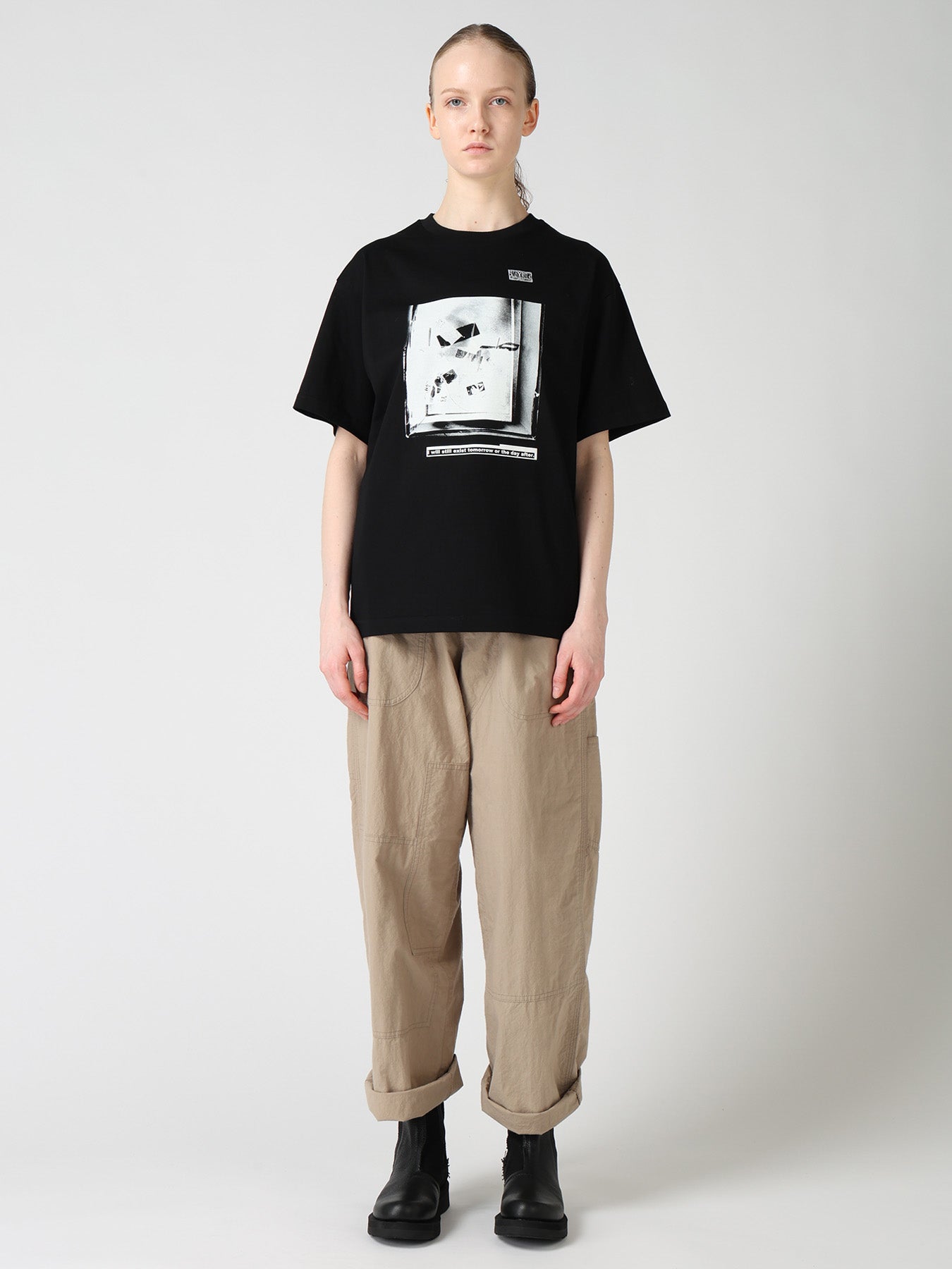 6.5OZ JERSEY MESSAGE PRINT T-SHIRT B