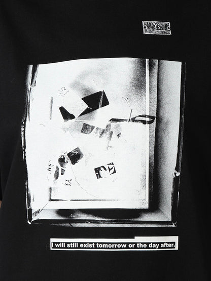 6.5OZ JERSEY MESSAGE PRINT T-SHIRT B