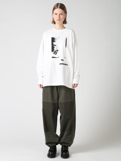 6.5OZ JERSEY MESSAGE PRINT LONG SLEEVE T-SHIRT B