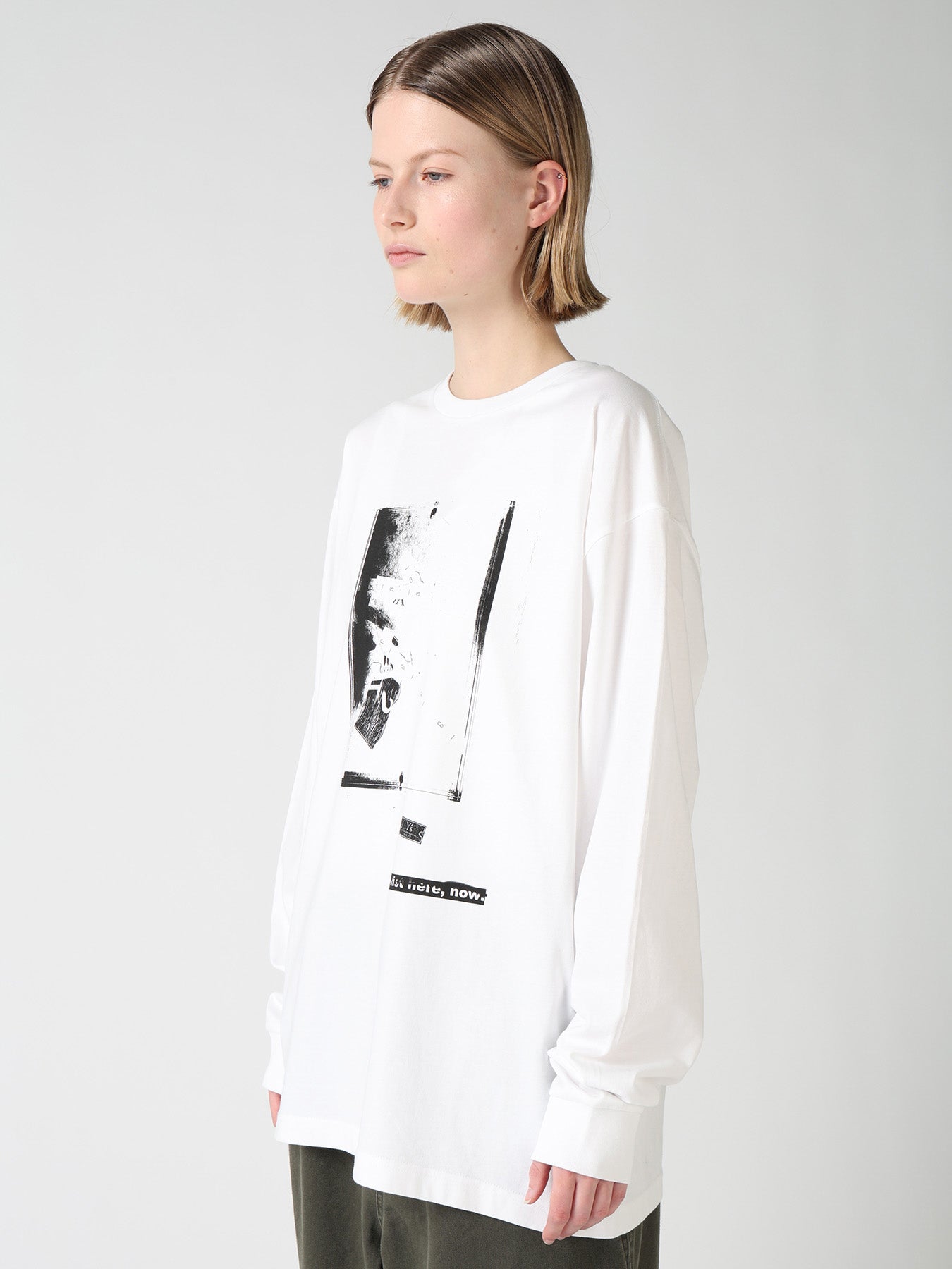 6.5OZ JERSEY MESSAGE PRINT LONG SLEEVE T-SHIRT B