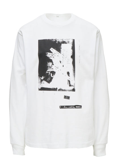 6.5OZ JERSEY MESSAGE PRINT LONG SLEEVE T-SHIRT B