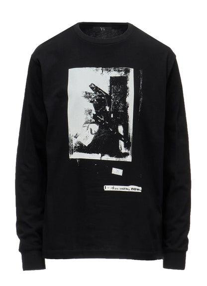 6.5OZ JERSEY MESSAGE PRINT LONG SLEEVE T-SHIRT B