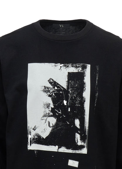 6.5OZ JERSEY MESSAGE PRINT LONG SLEEVE T-SHIRT B