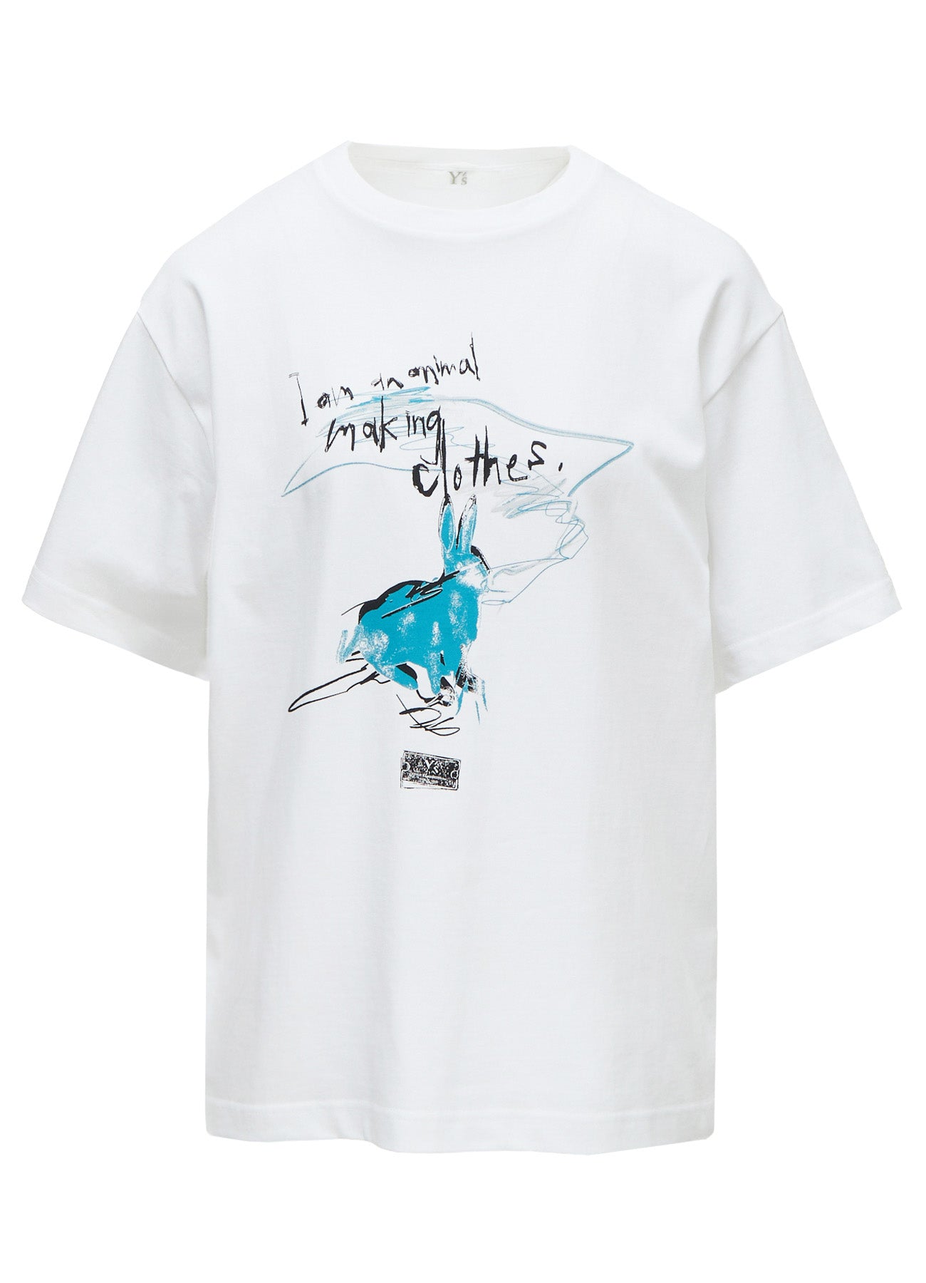 6.5 OZ JERSEY RABBIT PRINT T-SHIRT