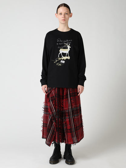 6.5 OZ JERSEY DEER PRINT T-SHIRT