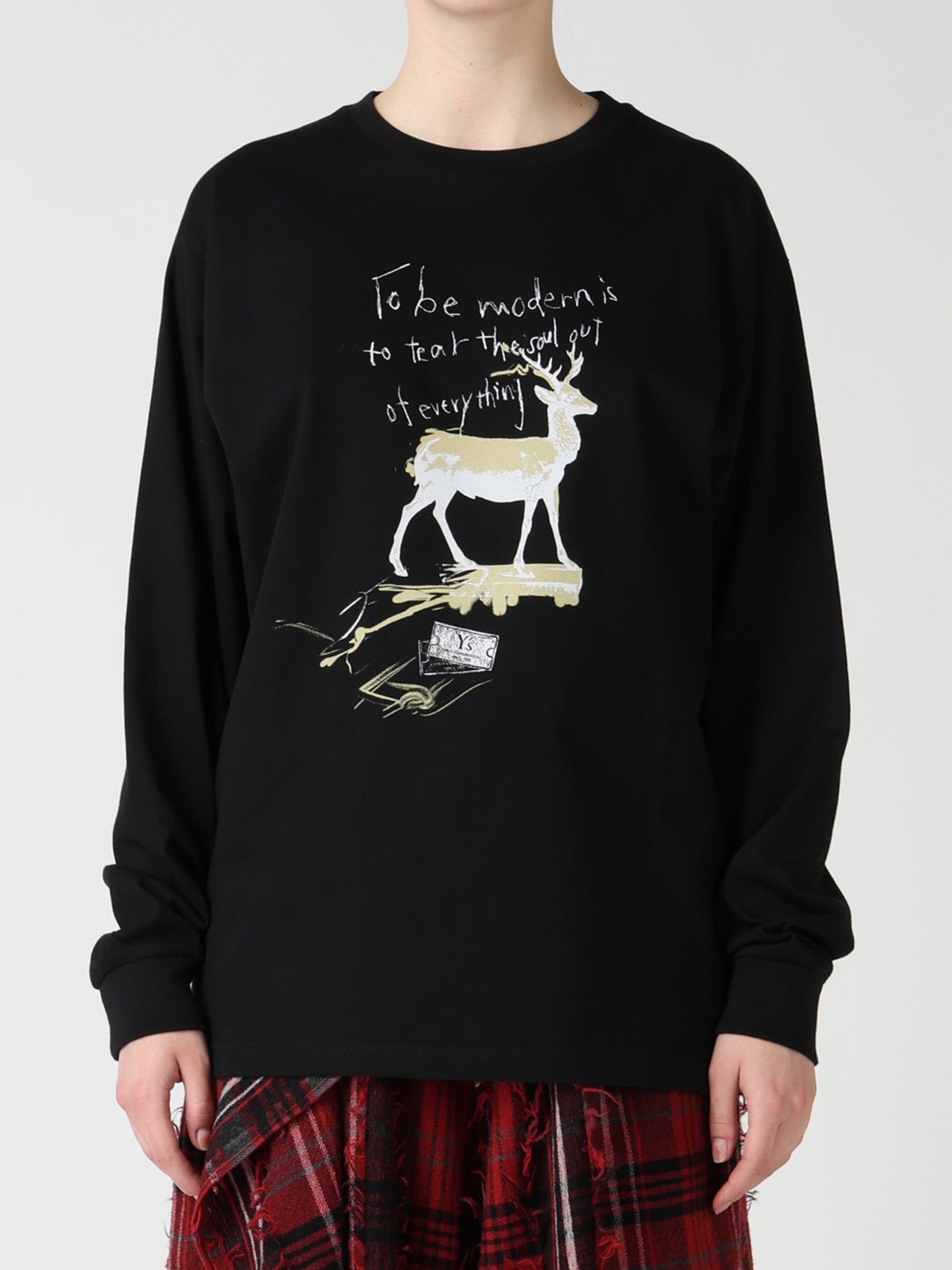 6.5 OZ JERSEY DEER PRINT T-SHIRT