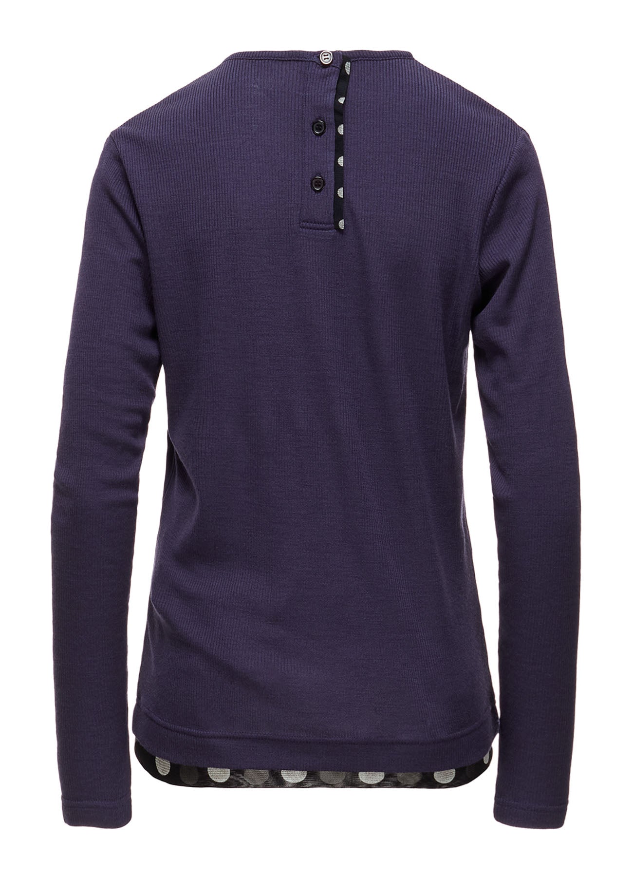 Yohji Yamamoto 加工カットソー DOT PRINT TULLE ROUND NECK T-SHIRT – THE SHOP YOHJI YAMAMOTO