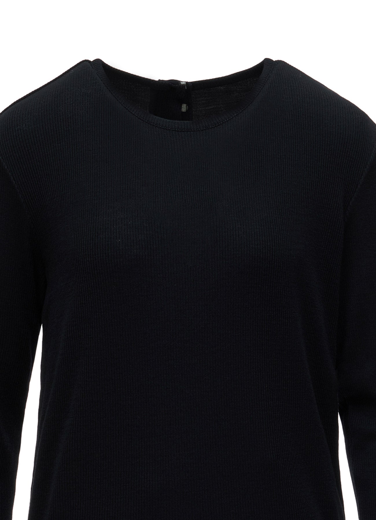 DOT PRINT TULLE ROUND NECK T-SHIRT