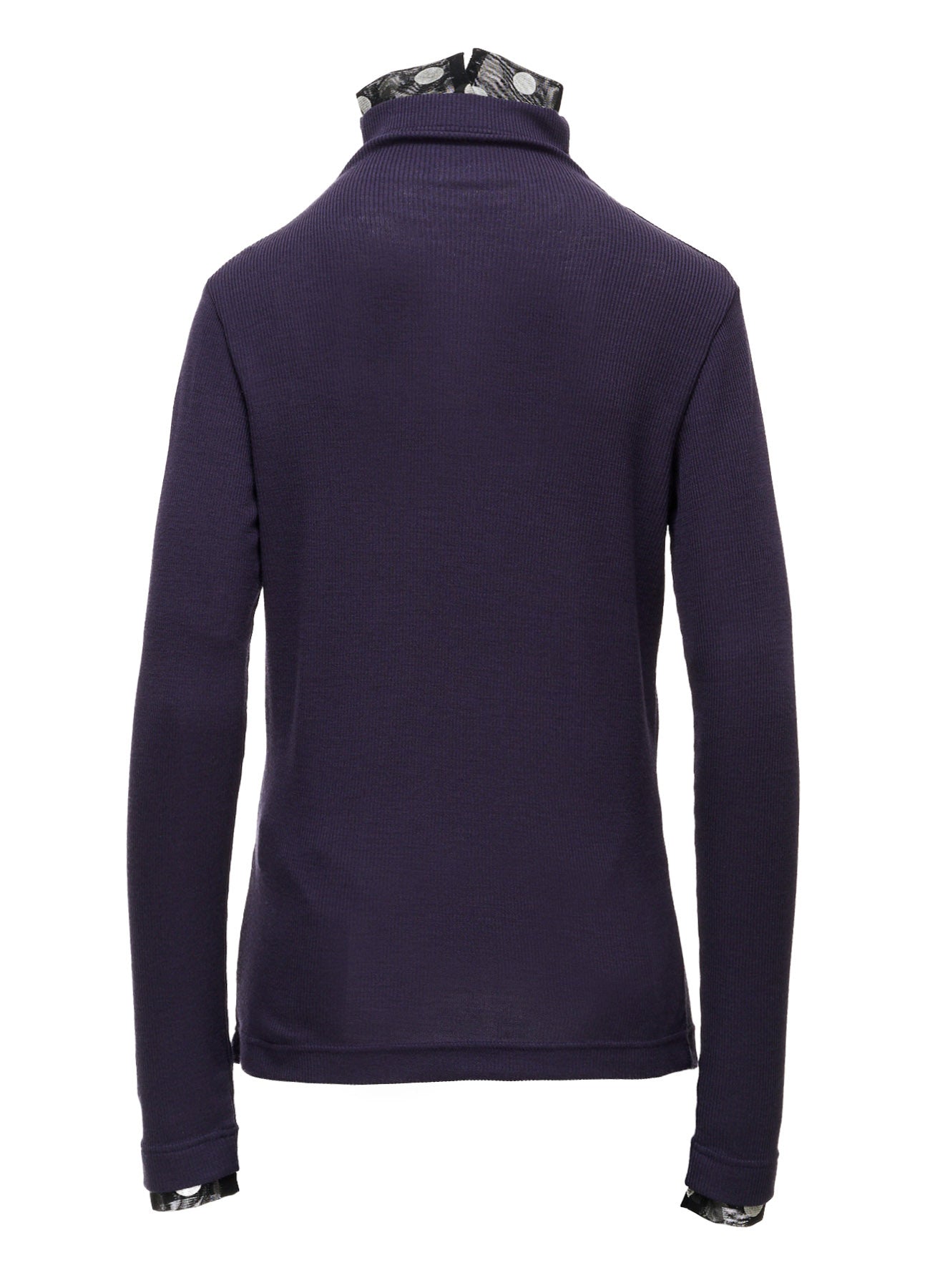 DOT PRINT TULLE HIGH NECK T-SHIRT – THE SHOP YOHJI YAMAMOTO