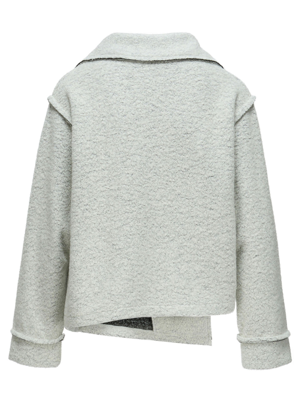 WOOL BLEND BOUCLÉ SHORT JACKET