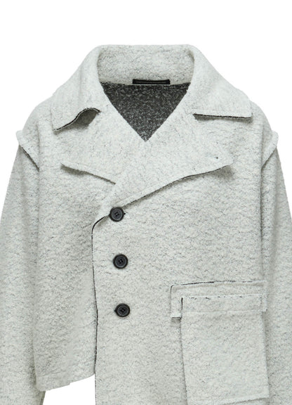 WOOL BLEND BOUCLÉ SHORT JACKET