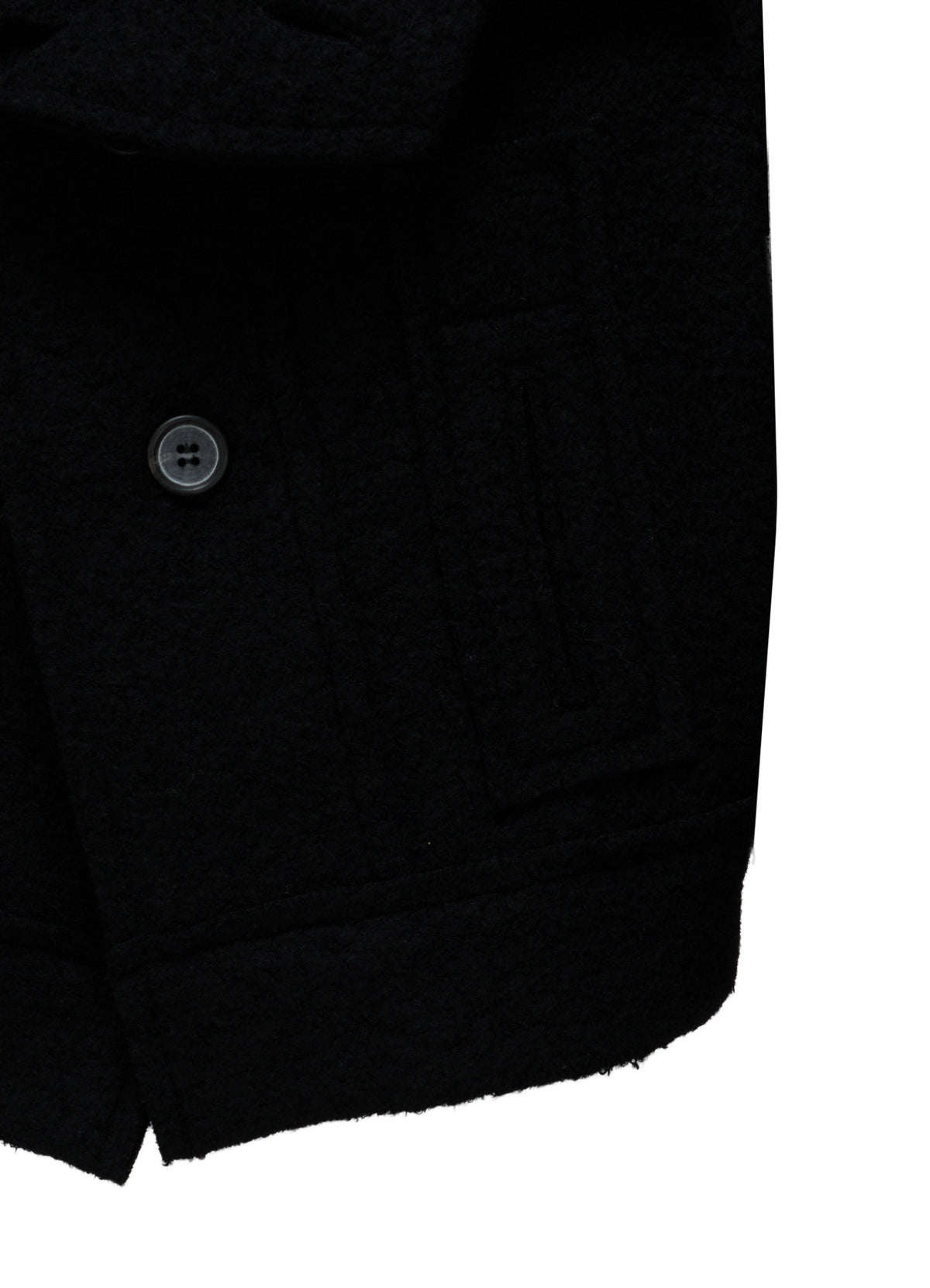 WOOL BLEND BOUCLÉ 3-BUTTON JACKET
